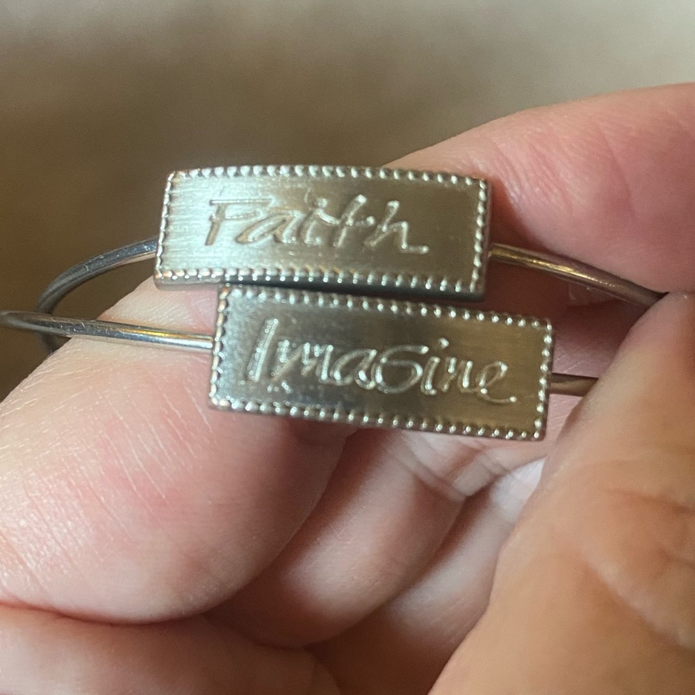 Faith and Imagine Bracelet